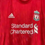 Shop 2010/11 LIVERPOOL GERRARD #8 *MATCH ISSUE* HOME SHIRT (XL) ADIDAS, classic football shirts, vintage football shirts & retro soccer jerseys at Cult Kits
