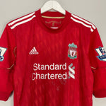 Shop 2010/11 LIVERPOOL GERRARD #8 *MATCH ISSUE* HOME SHIRT (XL) ADIDAS, classic football shirts, vintage football shirts & retro soccer jerseys at Cult Kits