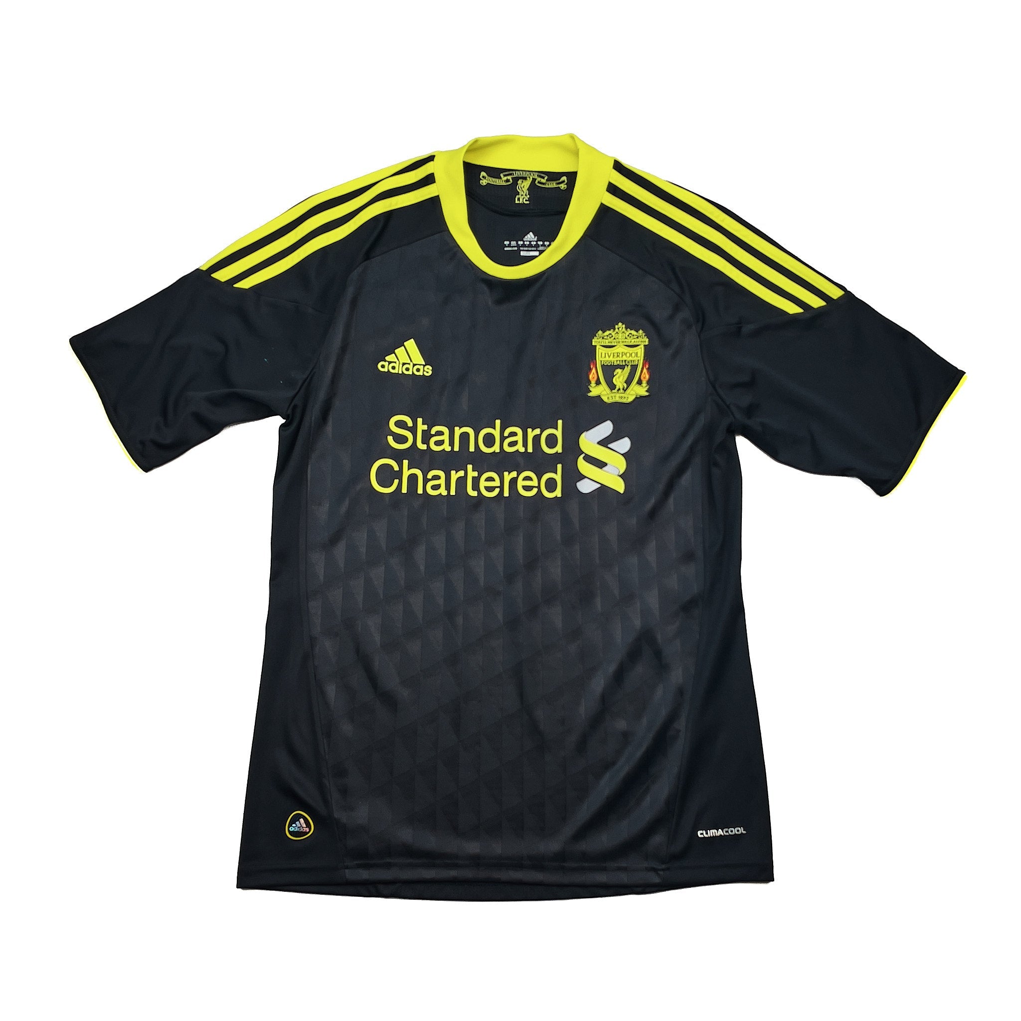 Buy 2010/11 Liverpool Gerrard 8 Third Shirt (S) Adidas ~ Free worldwide shipping ~ Authentic Vintage Football Shirts from Cult Kits