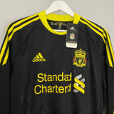 Shop 2010/11 LIVERPOOL KUYT #18 *PLAYER ISSUE* BNWT L/S THIRD SHIRT (XL) ADIDAS, classic football shirts, vintage football shirts & retro soccer jerseys at Cult Kits