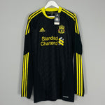 Shop 2010/11 LIVERPOOL KUYT #18 *PLAYER ISSUE* BNWT L/S THIRD SHIRT (XL) ADIDAS, classic football shirts, vintage football shirts & retro soccer jerseys at Cult Kits