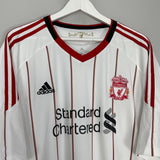 Shop 2010/11 LIVERPOOL SUAREZ #7 AWAY SHIRT (XXL) ADIDAS, classic football shirts, vintage football shirts & retro soccer jerseys at Cult Kits