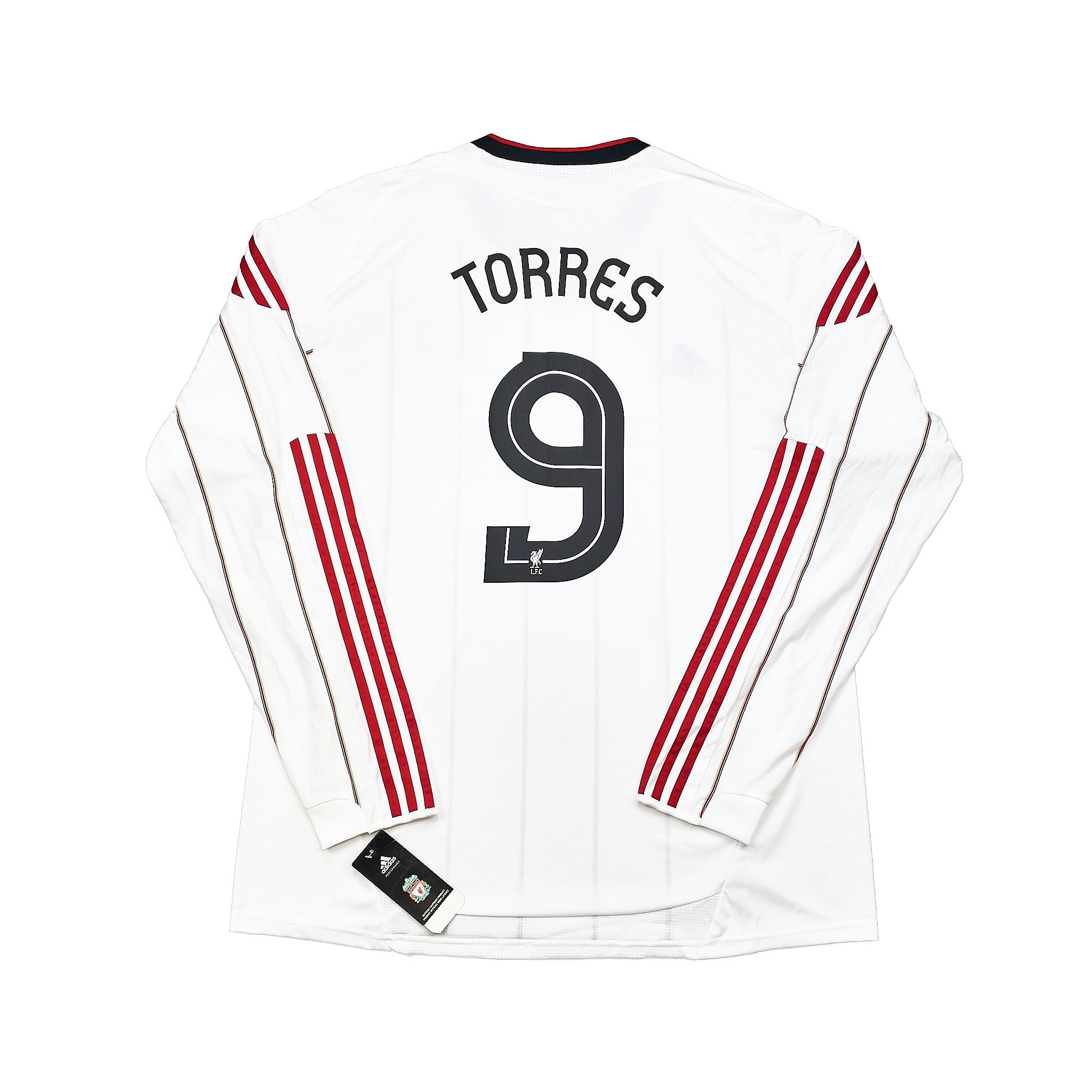 Buy 2010/11 Liverpool Torres 9 *BNWT* L/S Away Shirt (XXL) Adidas ~ Free worldwide shipping ~ Authentic Vintage Football Shirts from Cult Kits