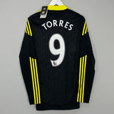Shop 2010/11 LIVERPOOL TORRES #9 *PLAYER ISSUE* BNWT L/S THIRD SHIRT (L) ADIDAS, classic football shirts, vintage football shirts & retro soccer jerseys at Cult Kits