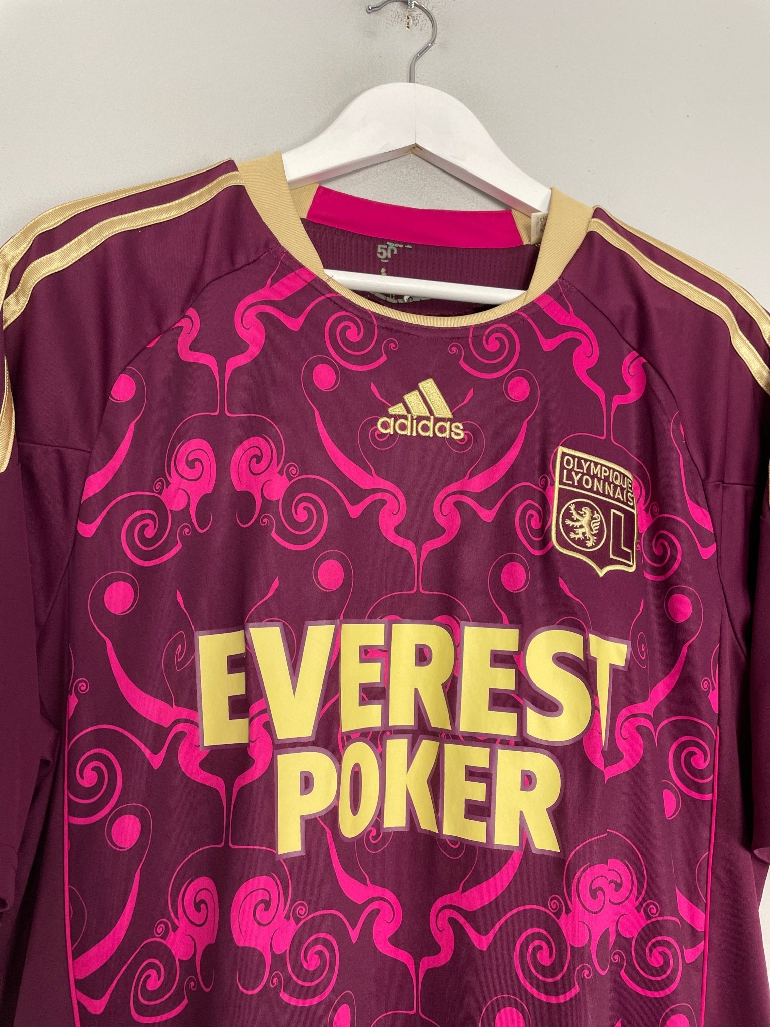 Shop 2010/11 LYON AWAY SHIRT (L) ADIDAS, classic football shirts, vintage football shirts & retro soccer jerseys at Cult Kits