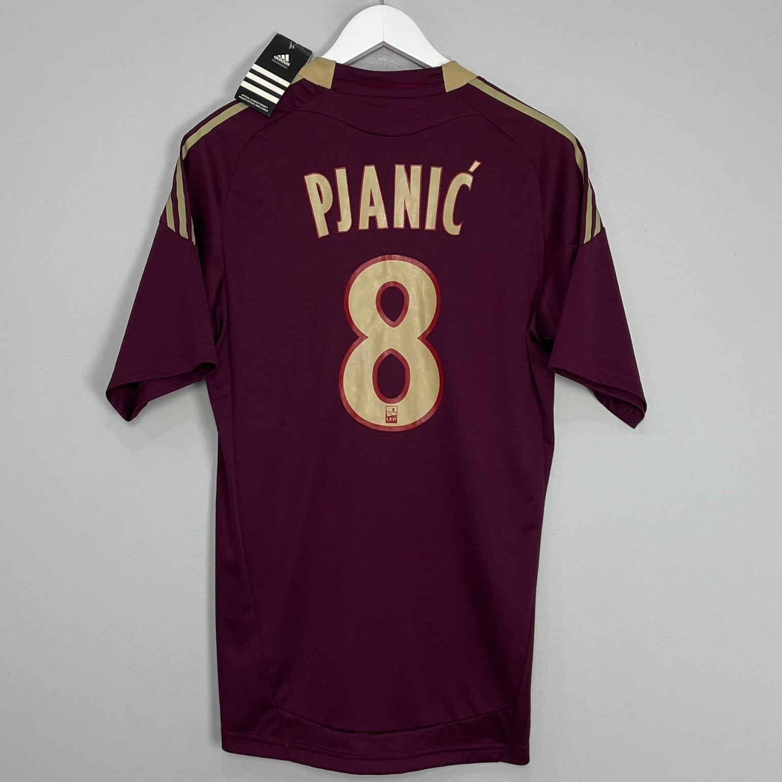 Shop 2010/11 LYON PJANIC #8 *BNWT* PLAYER ISSUE AWAY SHIRT (M) ADIDAS, classic football shirts, vintage football shirts & retro soccer jerseys at Cult Kits