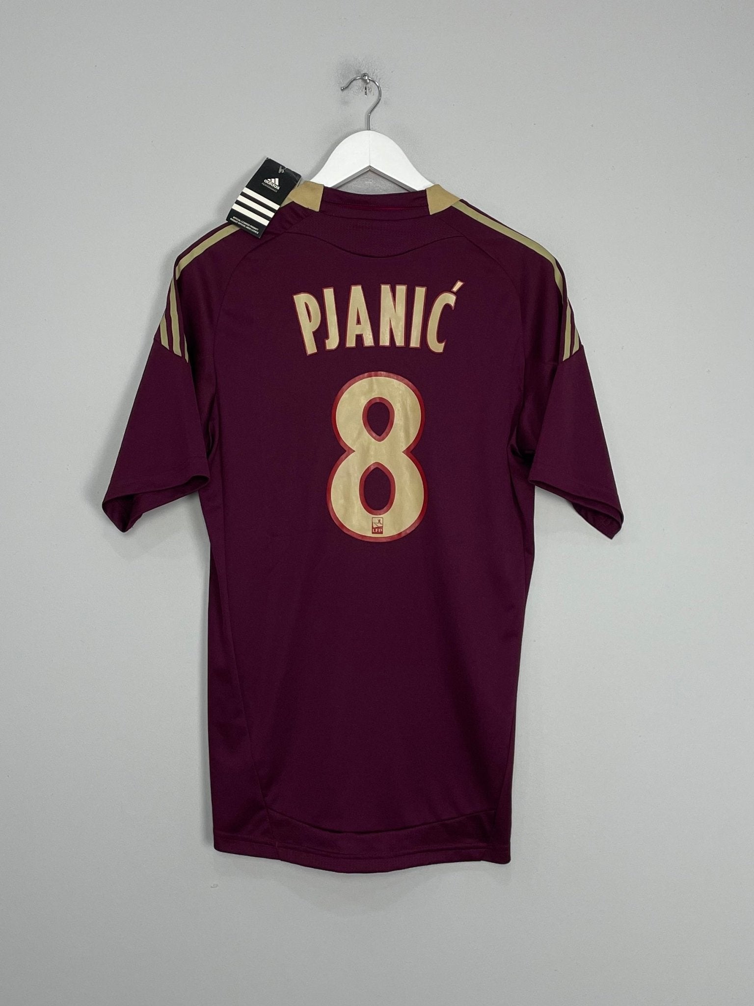 Shop 2010/11 LYON PJANIC #8 *BNWT* PLAYER ISSUE AWAY SHIRT (M) ADIDAS, classic football shirts, vintage football shirts & retro soccer jerseys at Cult Kits