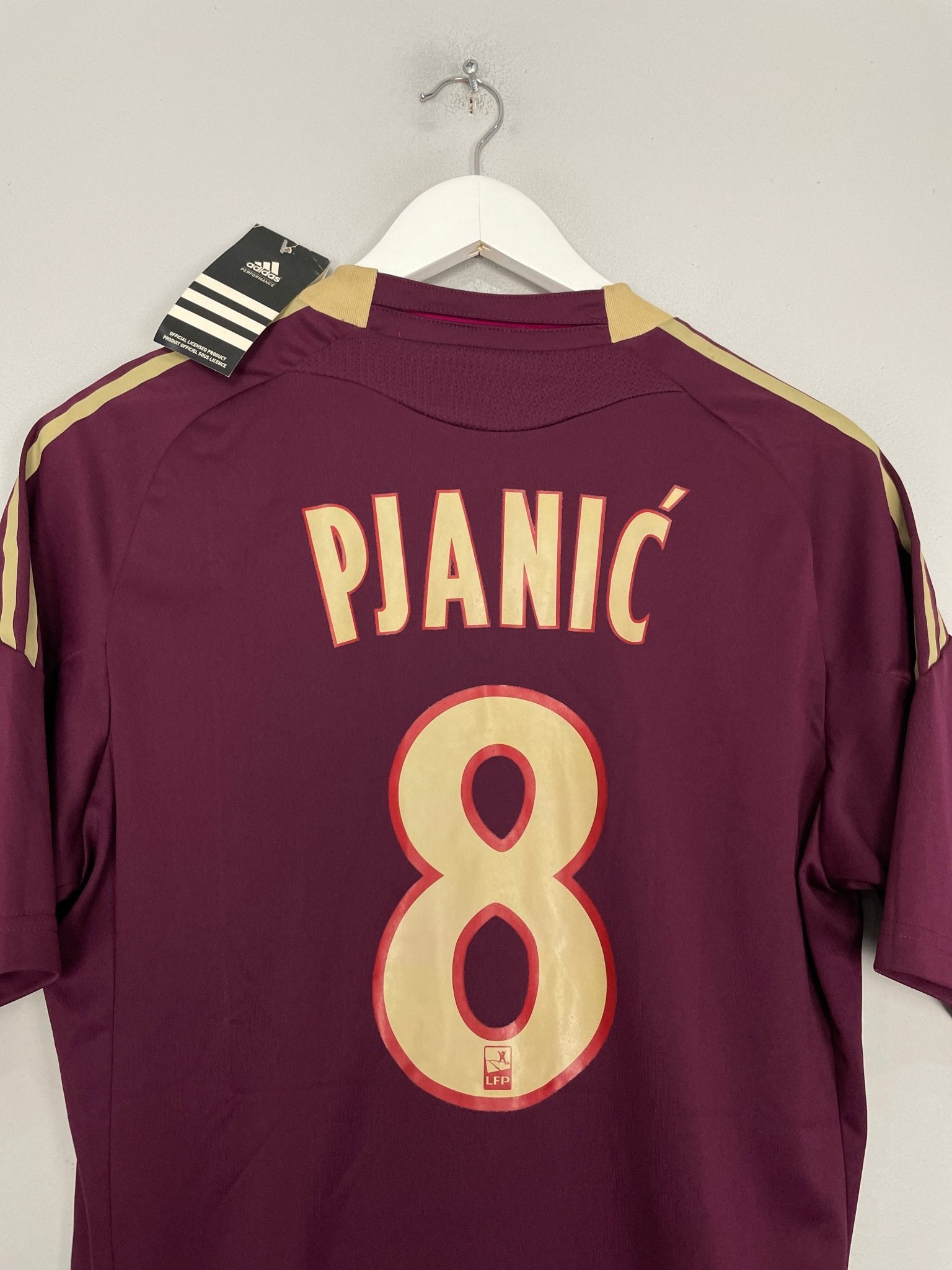 Shop 2010/11 LYON PJANIC #8 *BNWT* PLAYER ISSUE AWAY SHIRT (M) ADIDAS, classic football shirts, vintage football shirts & retro soccer jerseys at Cult Kits
