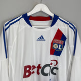 Shop 2010/11 LYON PJANIC #8 *PLAYER ISSUE* L/S HOME SHIRT (XL) ADIDAS, classic football shirts, vintage football shirts & retro soccer jerseys at Cult Kits