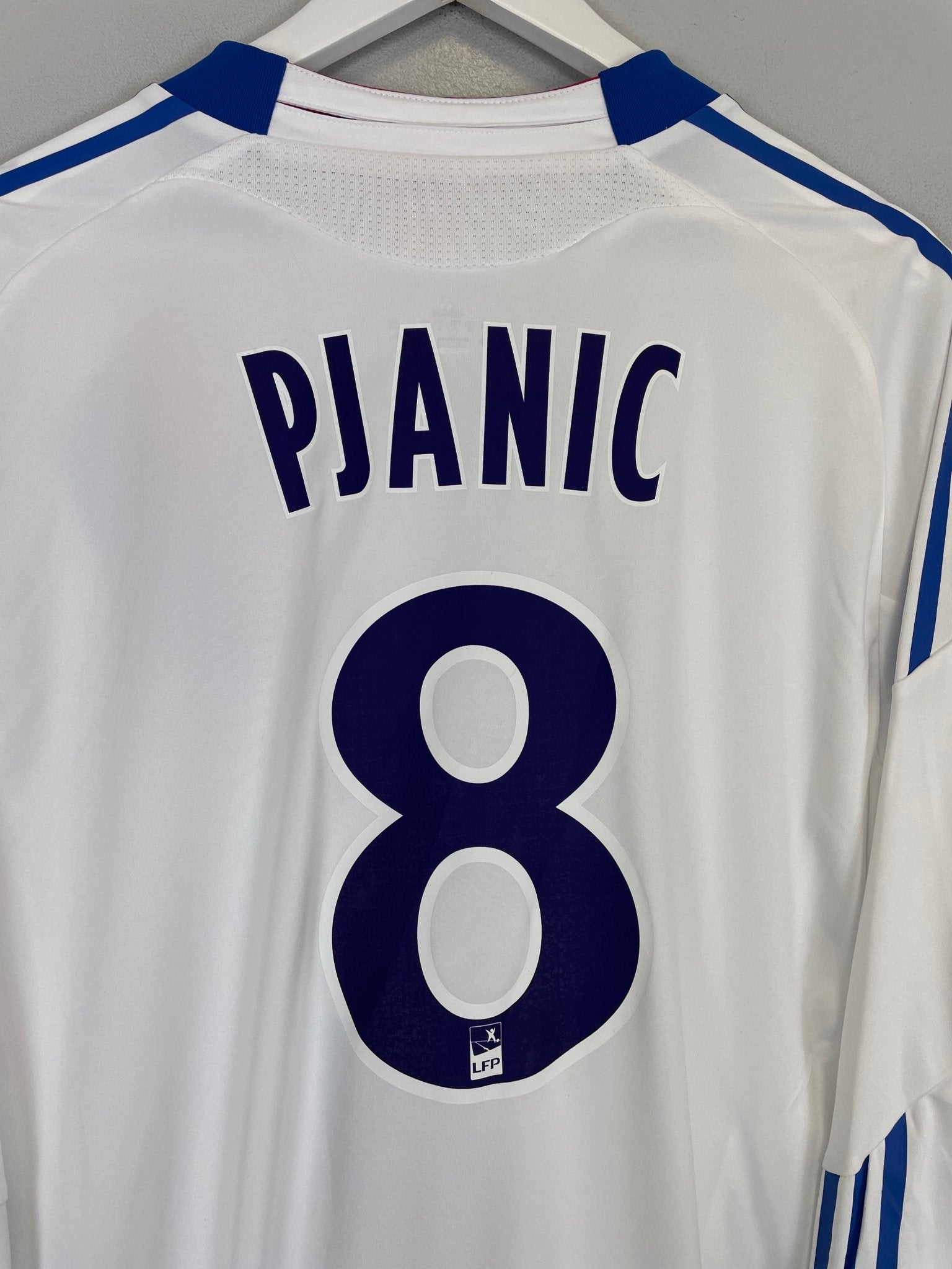 Shop 2010/11 LYON PJANIC #8 *PLAYER ISSUE* L/S HOME SHIRT (XL) ADIDAS, classic football shirts, vintage football shirts & retro soccer jerseys at Cult Kits