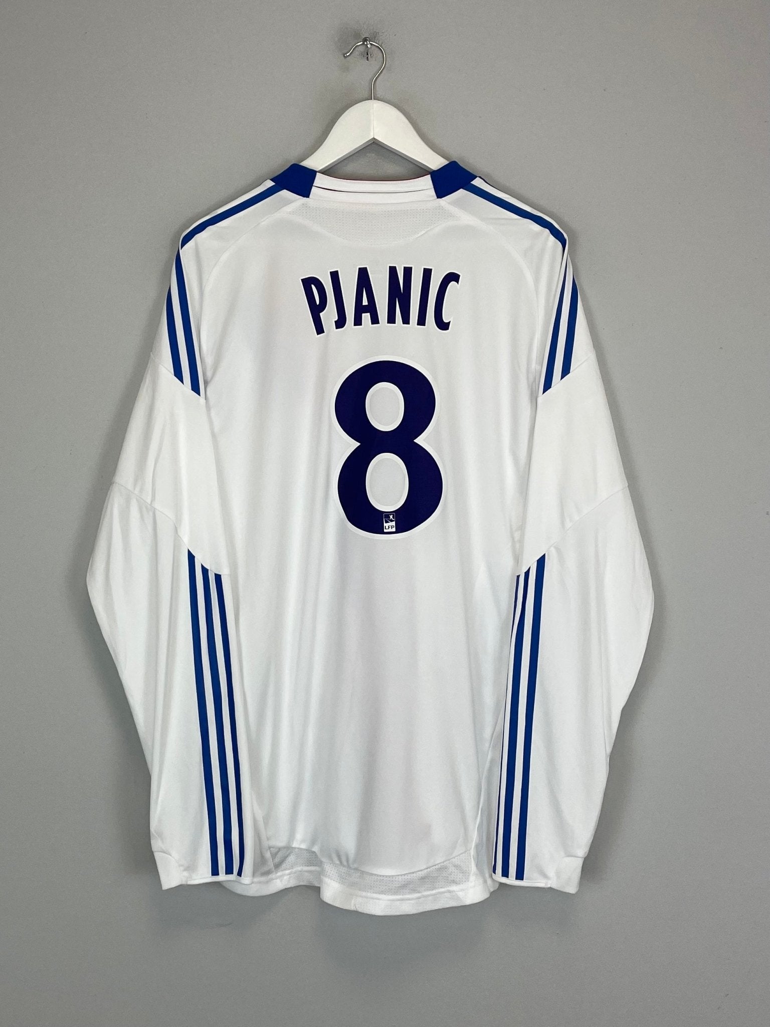 Shop 2010/11 LYON PJANIC #8 *PLAYER ISSUE* L/S HOME SHIRT (XL) ADIDAS, classic football shirts, vintage football shirts & retro soccer jerseys at Cult Kits