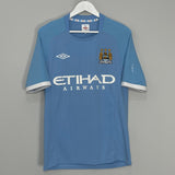Shop 2010/11 MANCHESTER CITY SILVA #21 HOME SHIRT (M) UMBRO, classic football shirts, vintage football shirts & retro soccer jerseys at Cult Kits