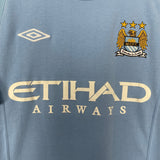 Shop 2010/11 MANCHESTER CITY SILVA #21 HOME SHIRT (M) UMBRO, classic football shirts, vintage football shirts & retro soccer jerseys at Cult Kits