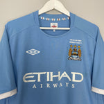 Shop 2010/11 MANCHESTER CITY TOURE YAYA #42 *FA CUP FINAL* HOME SHIRT (XXL) UMBRO, classic football shirts, vintage football shirts & retro soccer jerseys at Cult Kits