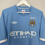 Shop 2010/11 MANCHESTER CITY TOURE YAYA #42 *FA CUP FINAL* HOME SHIRT (XXL) UMBRO, classic football shirts, vintage football shirts & retro soccer jerseys at Cult Kits