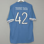 Shop 2010/11 MANCHESTER CITY TOURE YAYA #42 *FA CUP FINAL* HOME SHIRT (XXL) UMBRO, classic football shirts, vintage football shirts & retro soccer jerseys at Cult Kits
