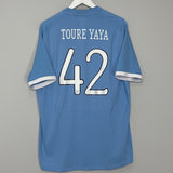 Shop 2010/11 MANCHESTER CITY TOURE YAYA #42 *FA CUP FINAL* HOME SHIRT (XXL) UMBRO, classic football shirts, vintage football shirts & retro soccer jerseys at Cult Kits