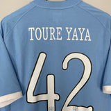 Shop 2010/11 MANCHESTER CITY TOURE YAYA #42 *FA CUP FINAL* HOME SHIRT (XXL) UMBRO, classic football shirts, vintage football shirts & retro soccer jerseys at Cult Kits
