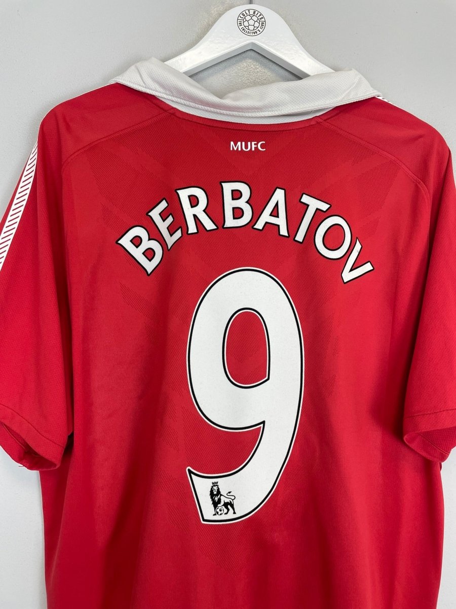 2010/11 MANCHESTER UNITED BERBATOV 9 HOME SHIRT (XL) NIKE - Cult Kits - XL - Buy Vintage Football Shirts, Authentic Retro Football Shirts For Sale, Classic Football Shirts & Soccer Jersey