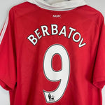 2010/11 MANCHESTER UNITED BERBATOV 9 HOME SHIRT (XL) NIKE - Cult Kits - XL - Buy Vintage Football Shirts, Authentic Retro Football Shirts For Sale, Classic Football Shirts & Soccer Jersey