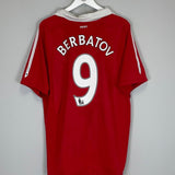 2010/11 MANCHESTER UNITED BERBATOV 9 HOME SHIRT (XL) NIKE - Cult Kits - XL - Buy Vintage Football Shirts, Authentic Retro Football Shirts For Sale, Classic Football Shirts & Soccer Jersey