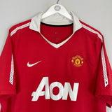 2010/11 MANCHESTER UNITED BERBATOV 9 HOME SHIRT (XL) NIKE - Cult Kits - XL - Buy Vintage Football Shirts, Authentic Retro Football Shirts For Sale, Classic Football Shirts & Soccer Jersey