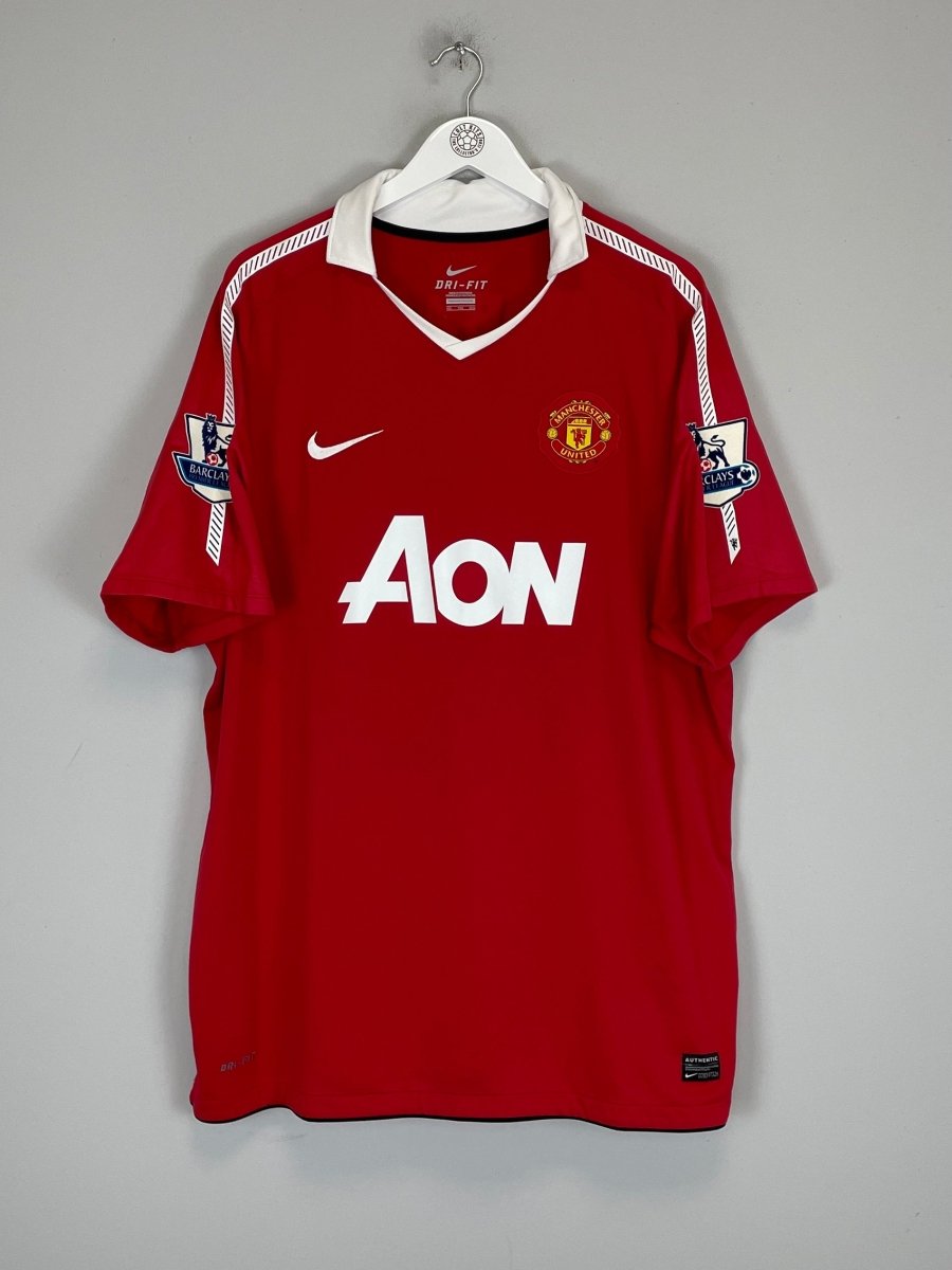 2010/11 MANCHESTER UNITED BERBATOV 9 HOME SHIRT (XXL) NIKE - Cult Kits - XXL - Buy Vintage Football Shirts, Authentic Retro Football Shirts For Sale, Classic Football Shirts & Soccer Jersey