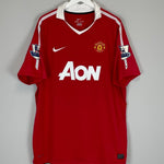2010/11 MANCHESTER UNITED BERBATOV 9 HOME SHIRT (XXL) NIKE - Cult Kits - XXL - Buy Vintage Football Shirts, Authentic Retro Football Shirts For Sale, Classic Football Shirts & Soccer Jersey