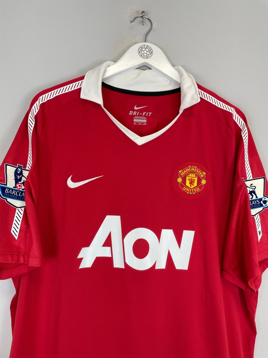 2010/11 MANCHESTER UNITED BERBATOV 9 HOME SHIRT (XXL) NIKE - Cult Kits - XXL - Buy Vintage Football Shirts, Authentic Retro Football Shirts For Sale, Classic Football Shirts & Soccer Jersey