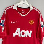 2010/11 MANCHESTER UNITED BERBATOV 9 HOME SHIRT (XXL) NIKE - Cult Kits - XXL - Buy Vintage Football Shirts, Authentic Retro Football Shirts For Sale, Classic Football Shirts & Soccer Jersey