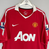 2010/11 MANCHESTER UNITED BERBATOV 9 HOME SHIRT (XXL) NIKE - Cult Kits - XXL - Buy Vintage Football Shirts, Authentic Retro Football Shirts For Sale, Classic Football Shirts & Soccer Jersey