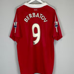 2010/11 MANCHESTER UNITED BERBATOV 9 HOME SHIRT (XXL) NIKE - Cult Kits - XXL - Buy Vintage Football Shirts, Authentic Retro Football Shirts For Sale, Classic Football Shirts & Soccer Jersey