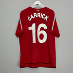 Shop 2010/11 MANCHESTER UNITED CARRICK #16 HOME SHIRT (XL) NIKE, classic football shirts, vintage football shirts & retro soccer jerseys at Cult Kits