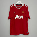 Shop 2010/11 MANCHESTER UNITED CARRICK #16 HOME SHIRT (XL) NIKE, classic football shirts, vintage football shirts & retro soccer jerseys at Cult Kits