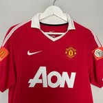 Shop 2010/11 MANCHESTER UNITED CHICHARITO #14 HOME SHIRT (S) NIKE, classic football shirts, vintage football shirts & retro soccer jerseys at Cult Kits