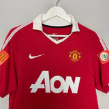Shop 2010/11 MANCHESTER UNITED CHICHARITO #14 HOME SHIRT (S) NIKE, classic football shirts, vintage football shirts & retro soccer jerseys at Cult Kits