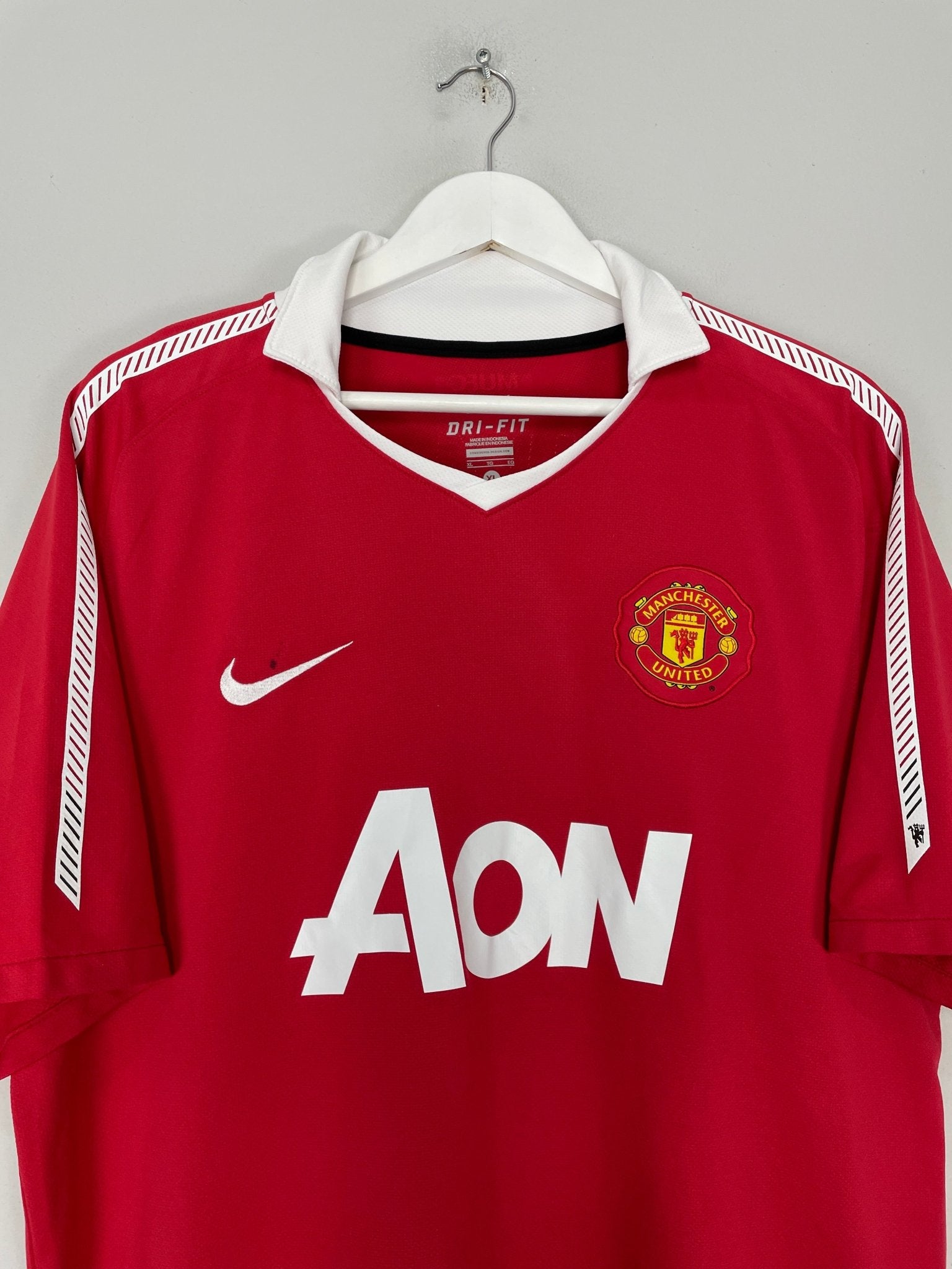 Shop 2010/11 MANCHESTER UNITED CHICHARITO #14 HOME SHIRT (XL) NIKE, classic football shirts, vintage football shirts & retro soccer jerseys at Cult Kits