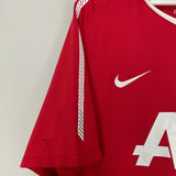 Shop 2010/11 MANCHESTER UNITED CHICHARITO #14 HOME SHIRT (XL) NIKE, classic football shirts, vintage football shirts & retro soccer jerseys at Cult Kits