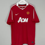 Shop 2010/11 MANCHESTER UNITED CHICHARITO #14 HOME SHIRT (XL) NIKE, classic football shirts, vintage football shirts & retro soccer jerseys at Cult Kits