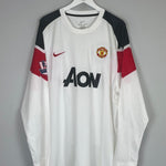 2010/11 MANCHESTER UNITED CHICHARITO 14 L/S AWAY SHIRT (XXL) NIKE - Cult Kits - XXL - Buy Vintage Football Shirts, Authentic Retro Football Shirts For Sale, Classic Football Shirts & Soccer Jersey