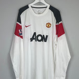 2010/11 MANCHESTER UNITED CHICHARITO 14 L/S AWAY SHIRT (XXL) NIKE - Cult Kits - XXL - Buy Vintage Football Shirts, Authentic Retro Football Shirts For Sale, Classic Football Shirts & Soccer Jersey