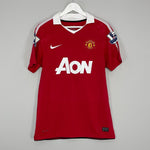 Shop 2010/11 MANCHESTER UNITED CHICHARITO #14 *MATCH ISSUE* HOME SHIRT (M) NIKE, classic football shirts, vintage football shirts & retro soccer jerseys at Cult Kits