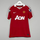 Shop 2010/11 MANCHESTER UNITED CHICHARITO #14 *MATCH ISSUE* HOME SHIRT (M) NIKE, classic football shirts, vintage football shirts & retro soccer jerseys at Cult Kits