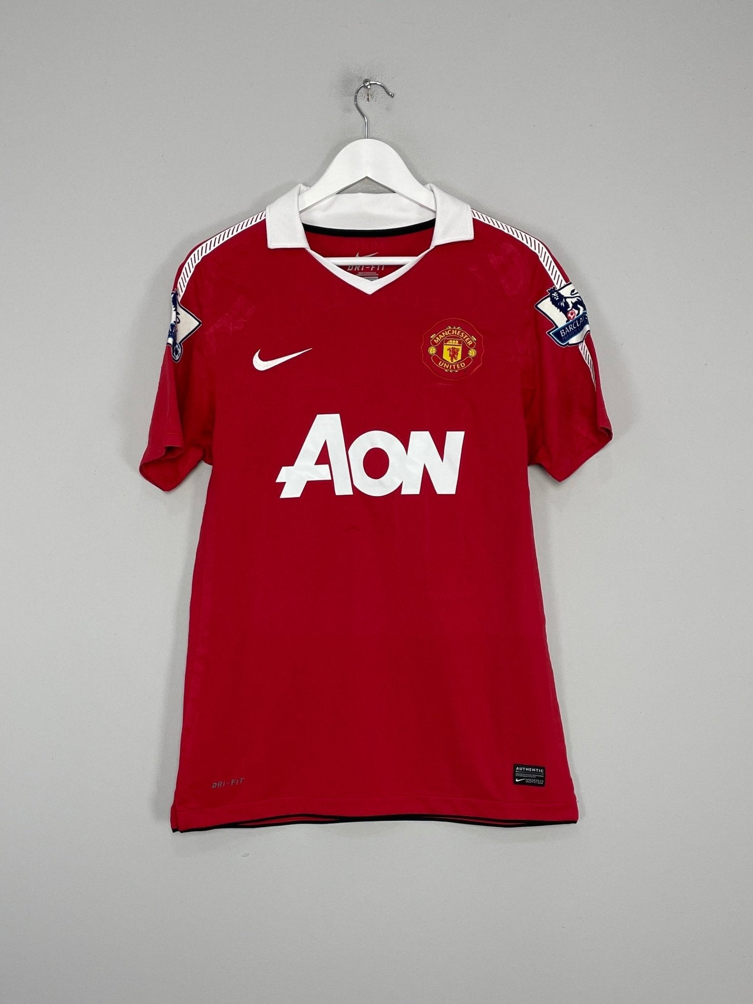 Shop 2010/11 MANCHESTER UNITED CHICHARITO #14 *MATCH ISSUE* HOME SHIRT (M) NIKE, classic football shirts, vintage football shirts & retro soccer jerseys at Cult Kits