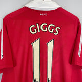 Shop 2010/11 MANCHESTER UNITED GIGGS #11 HOME SHIRT (L) NIKE, classic football shirts, vintage football shirts & retro soccer jerseys at Cult Kits