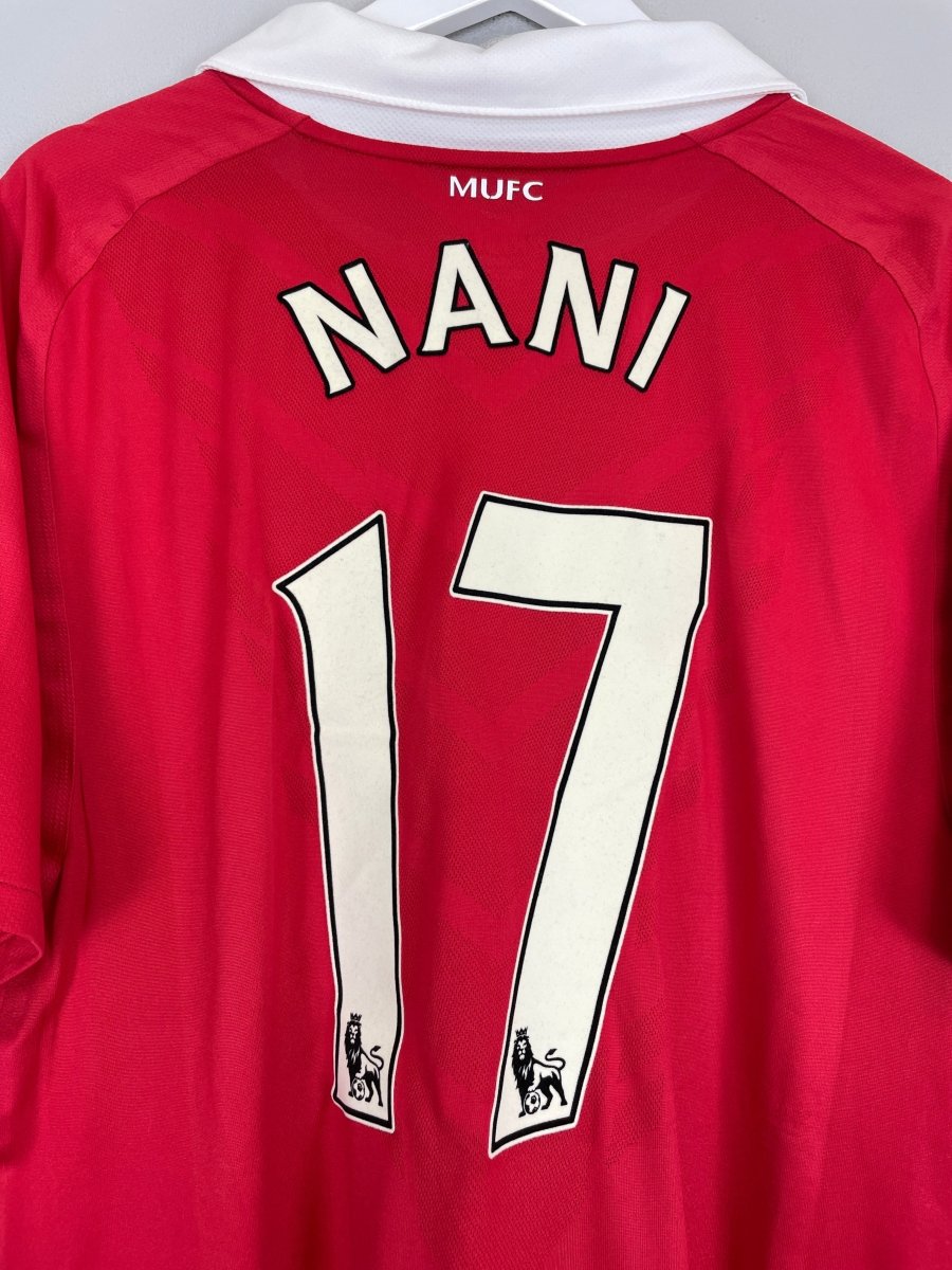 2010/11 MANCHESTER UNITED NANI 17 *AUTHENTIC* HOME SHIRT (XXL) NIKE - Cult Kits - XXL - Buy Vintage Football Shirts, Authentic Retro Football Shirts For Sale, Classic Football Shirts & Soccer Jersey