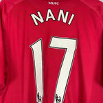 2010/11 MANCHESTER UNITED NANI 17 *AUTHENTIC* HOME SHIRT (XXL) NIKE - Cult Kits - XXL - Buy Vintage Football Shirts, Authentic Retro Football Shirts For Sale, Classic Football Shirts & Soccer Jersey