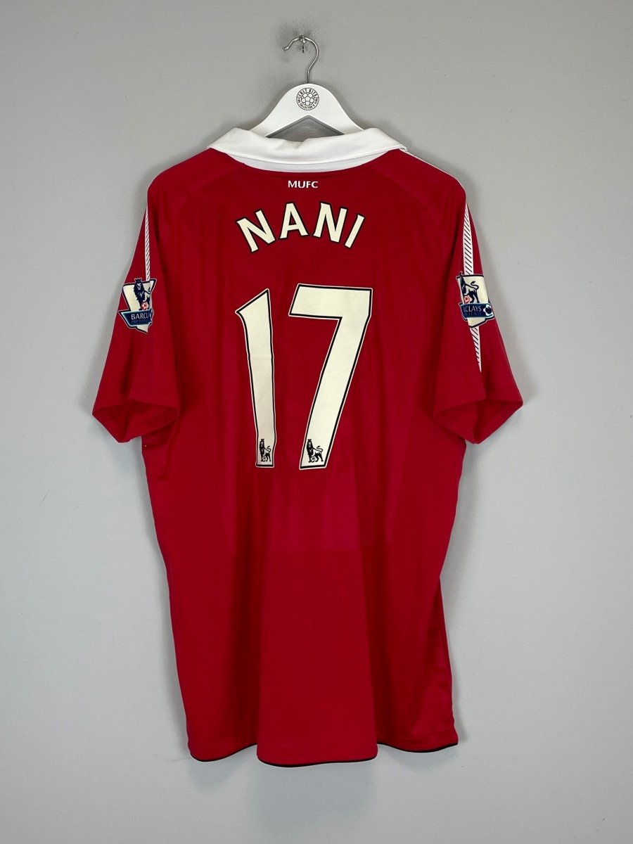 2010/11 MANCHESTER UNITED NANI 17 *AUTHENTIC* HOME SHIRT (XXL) NIKE - Cult Kits - XXL - Buy Vintage Football Shirts, Authentic Retro Football Shirts For Sale, Classic Football Shirts & Soccer Jersey