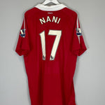 2010/11 MANCHESTER UNITED NANI 17 *AUTHENTIC* HOME SHIRT (XXL) NIKE - Cult Kits - XXL - Buy Vintage Football Shirts, Authentic Retro Football Shirts For Sale, Classic Football Shirts & Soccer Jersey