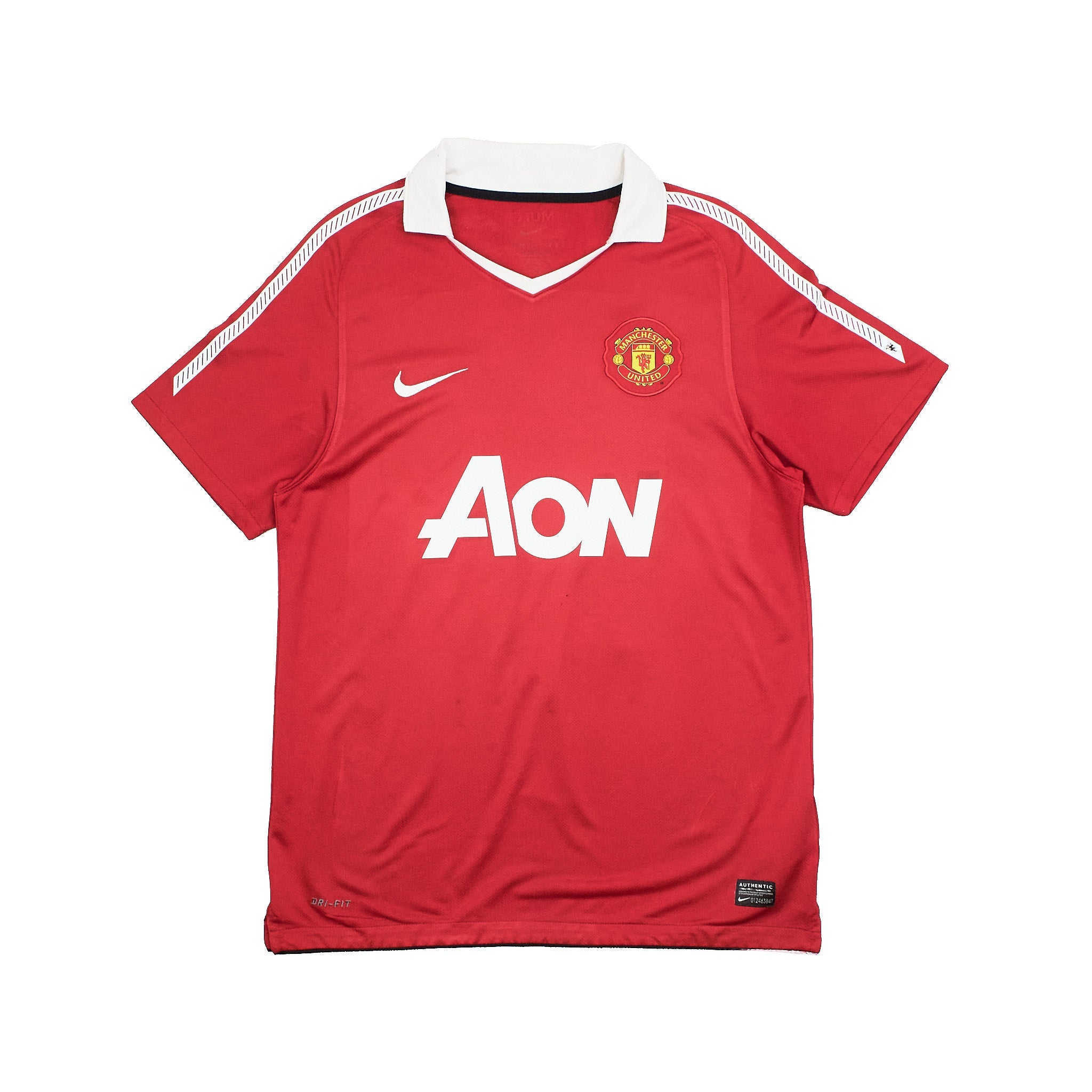 Buy 2010/11 Manchester United Nani 17 Home Shirt (L) Nike ~ Free worldwide shipping ~ Authentic Vintage Football Shirts from Cult Kits